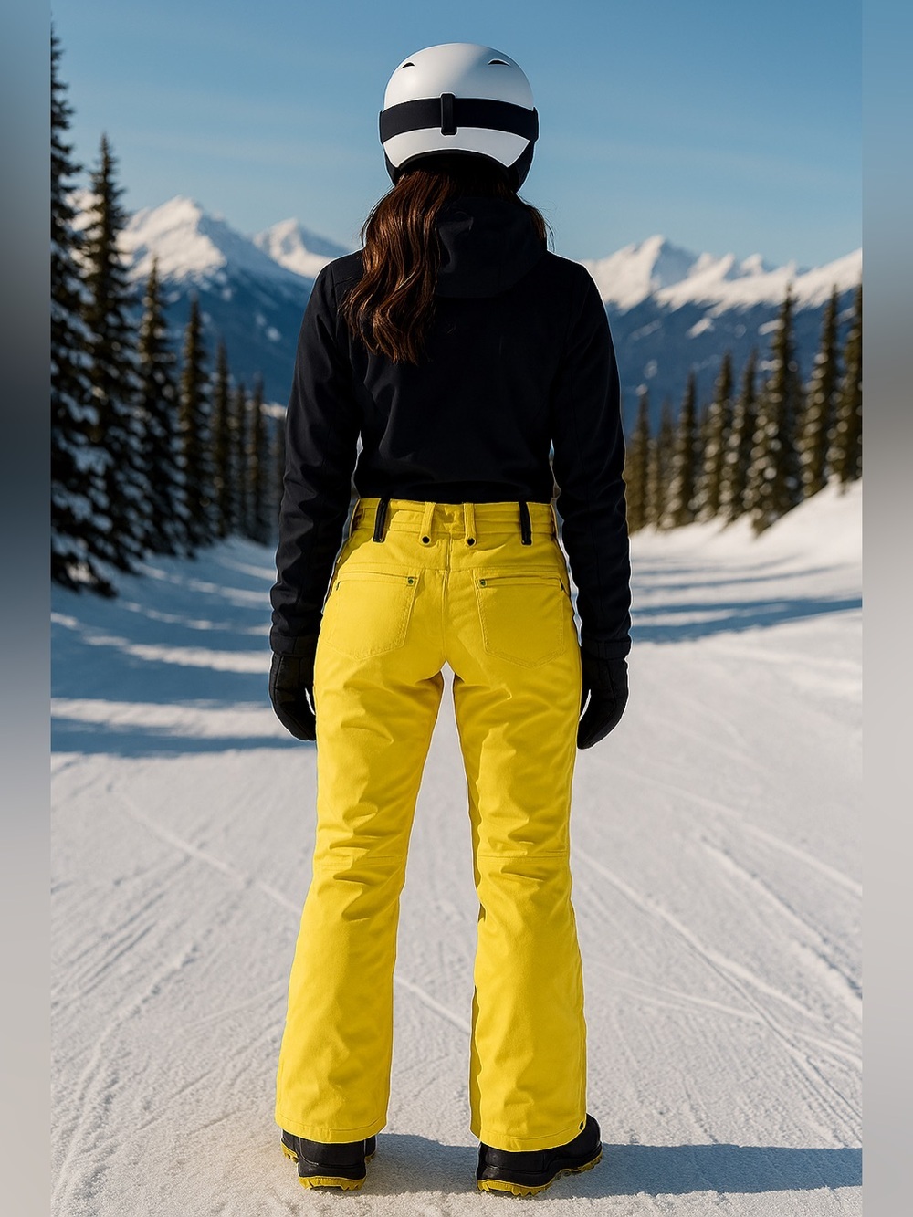 BONFIRE Snowboard pants. Yellow, size small - Picture 2 of 15